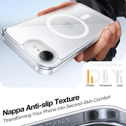 Capa MagSafe para Apple iPhone 17e / 16e, Torras, Guardian, Transparente