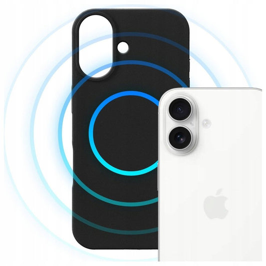 Capa MagSafe para Apple iPhone 17, 3MK, Hardy, Preta