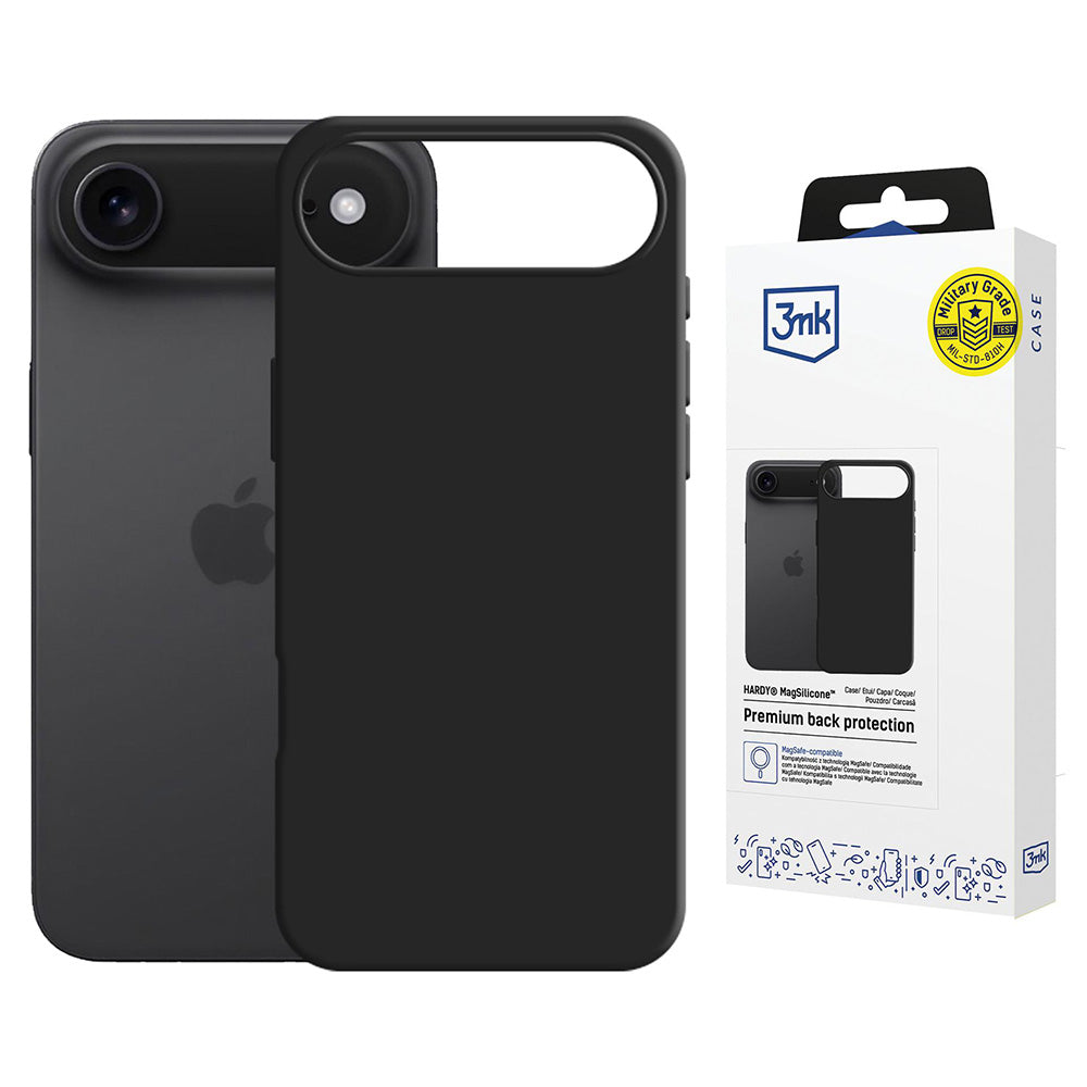 Capa MagSafe para Apple iPhone 17 Air, 3MK, Hardy, Preta