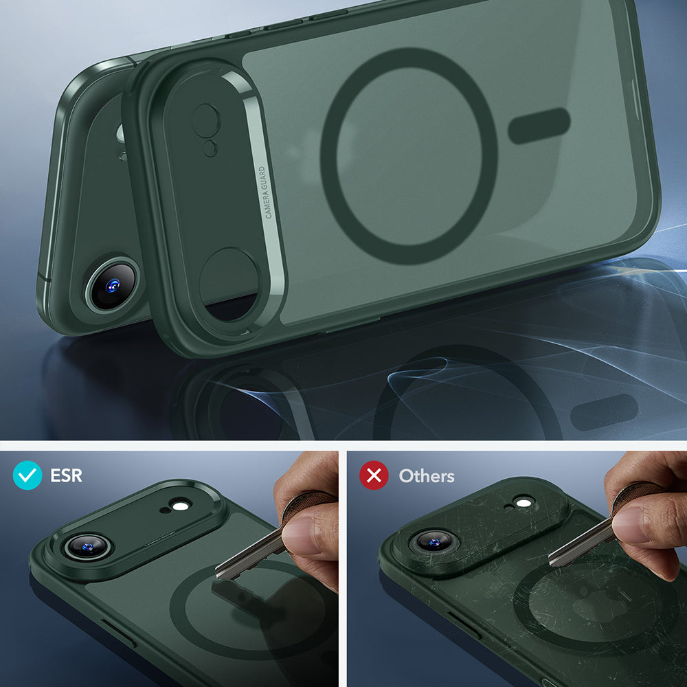 Capa MagSafe para Apple iPhone 17 Air, ESR, Classic Hybrid, Verde Acetinado
