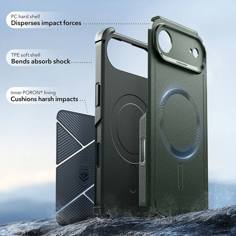 Capa MagSafe para Apple iPhone 17 Air, ESR, Cyber, Verde