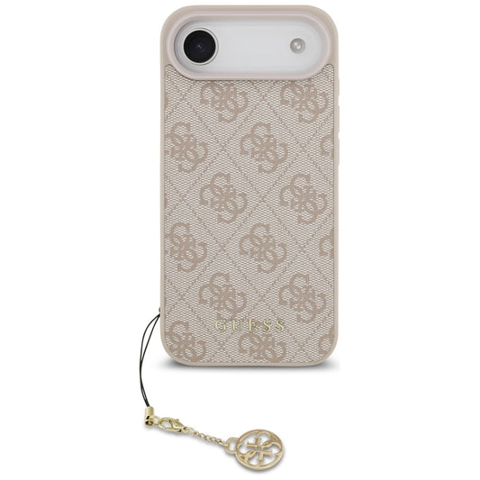 Capa MagSafe para Apple iPhone 17 Air, Guess, 4G Charm Cradle, Rosa
