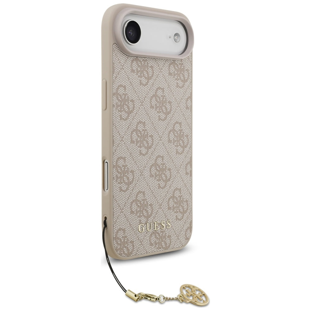 Capa MagSafe para Apple iPhone 17 Air, Guess, 4G Charm Cradle, Rosa