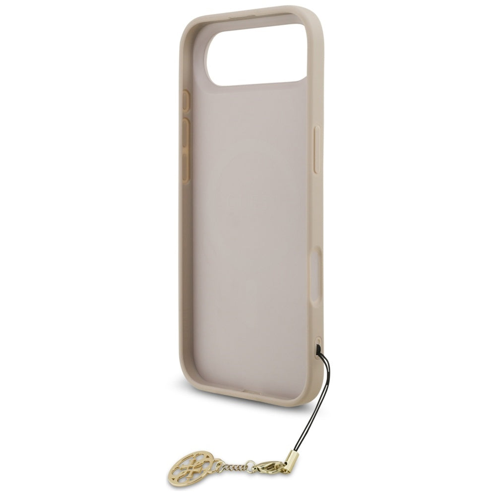 Capa MagSafe para Apple iPhone 17 Air, Guess, 4G Charm Cradle, Rosa