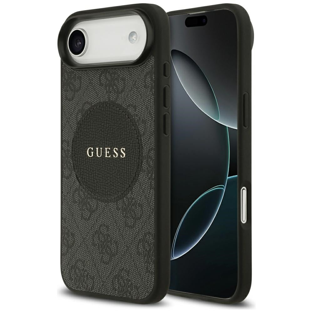 Capa MagSafe para Apple iPhone 17 Air, Guess, 4G Circle Classic Logo, Preta