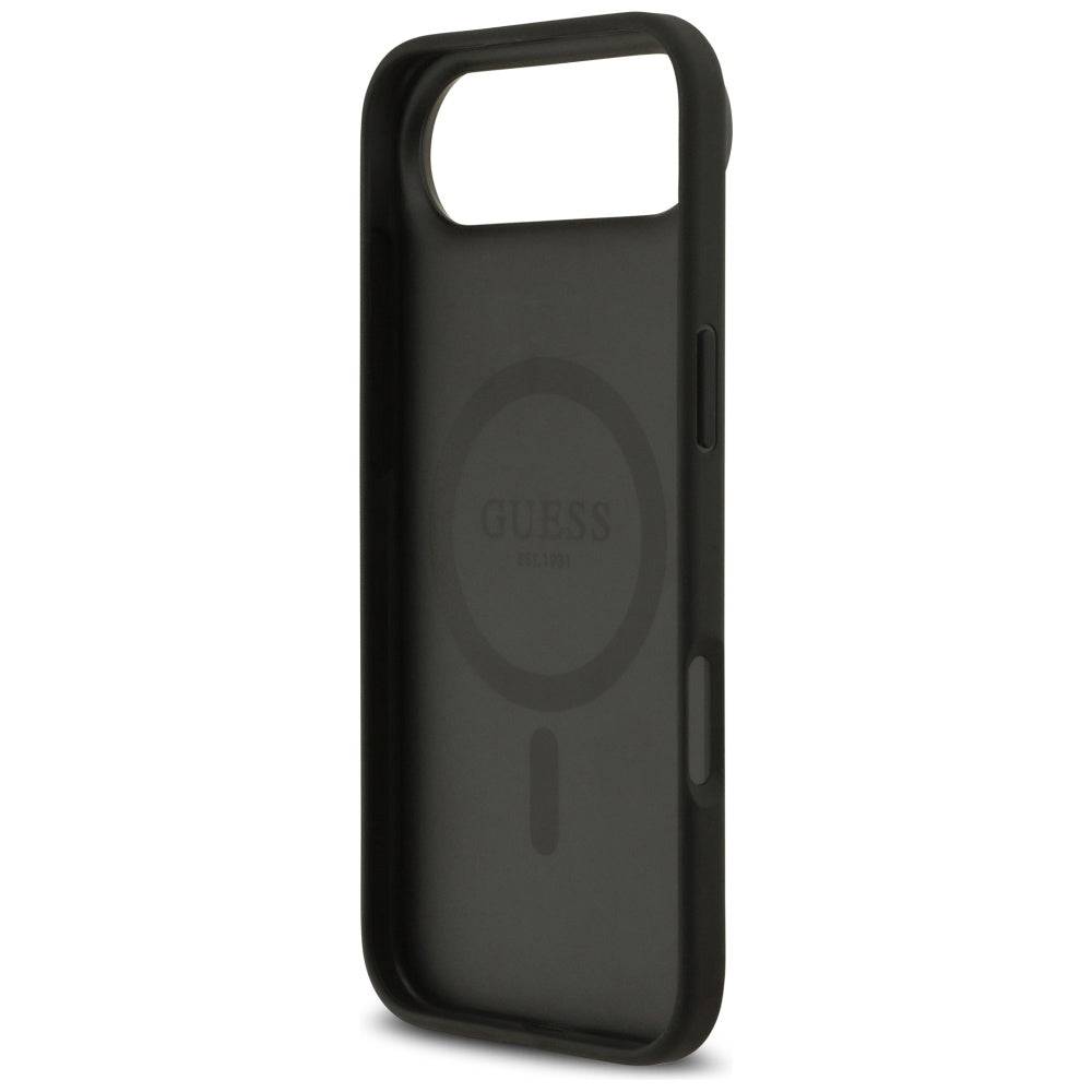 Capa MagSafe para Apple iPhone 17 Air, Guess, 4G Circle Classic Logo, Preta