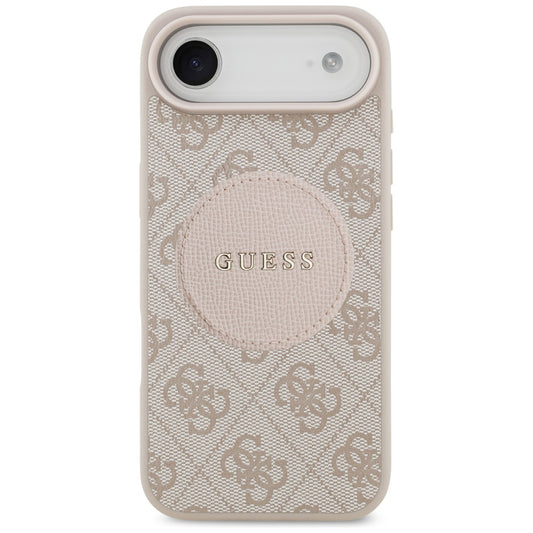 Capa MagSafe para Apple iPhone 17 Air, Guess, 4G Circle Classic Logo, Rosa