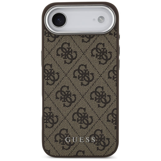 Capa MagSafe para Apple iPhone 17 Air, Guess, 4G Classic Logo, Castanho