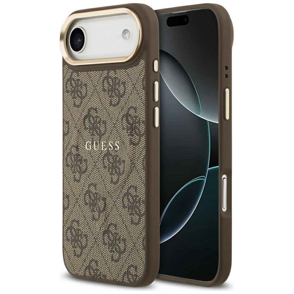 Capa MagSafe para Apple iPhone 17 Air, Guess, 4G Classic, Castanho