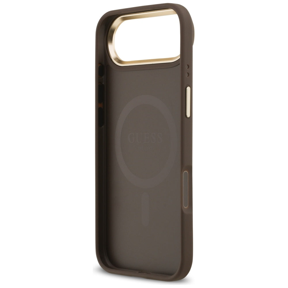 Capa MagSafe para Apple iPhone 17 Air, Guess, 4G Classic, Castanho