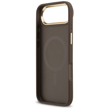 Capa MagSafe para Apple iPhone 17 Air, Guess, 4G Classic, Castanho