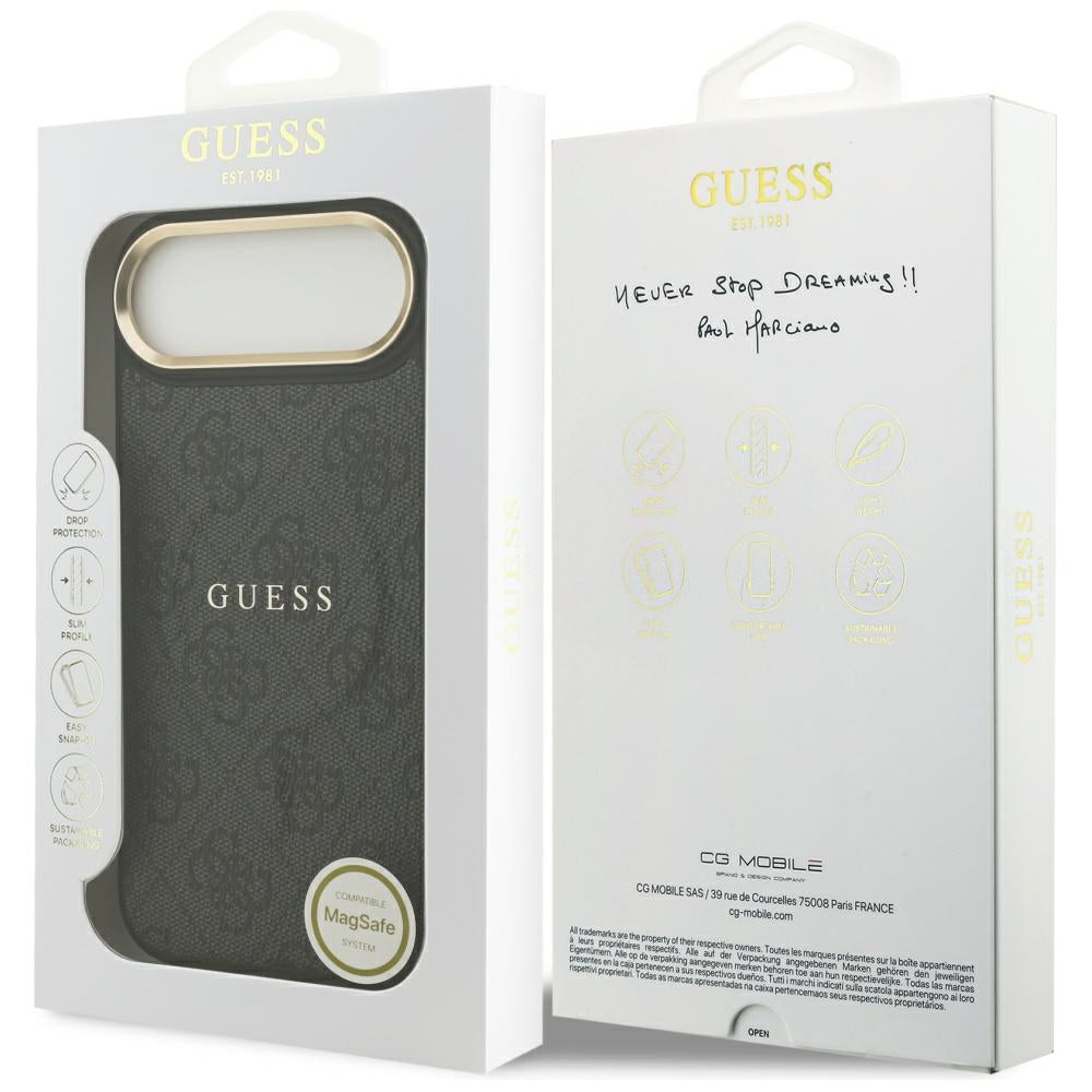 Capa MagSafe para Apple iPhone 17 Air, Guess, 4G Classic, Preta