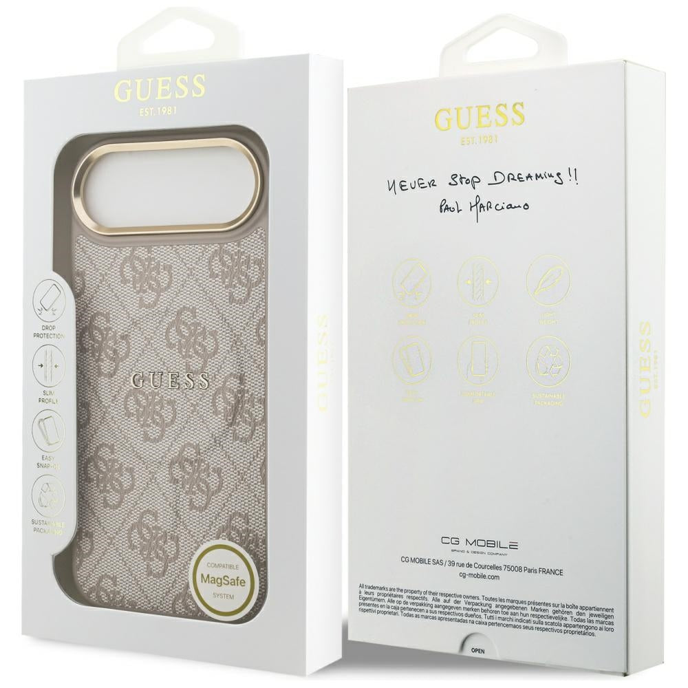 Capa MagSafe para Apple iPhone 17 Air, Guess, 4G Classic, Rosa