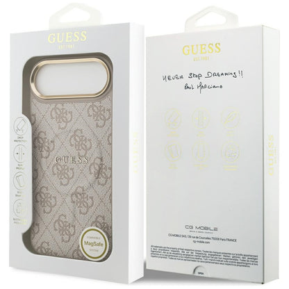 Capa MagSafe para Apple iPhone 17 Air, Guess, 4G Classic, Rosa