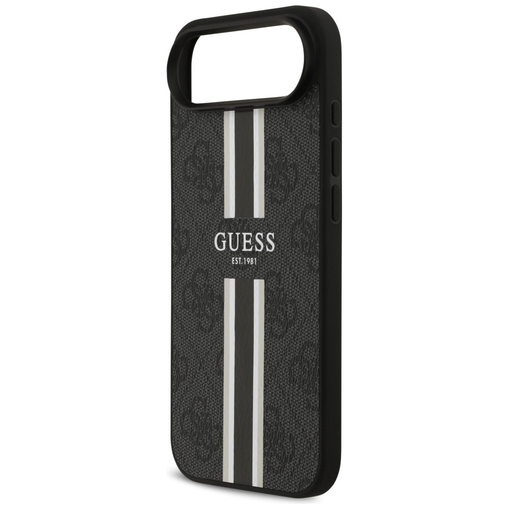 Capa MagSafe para Apple iPhone 17 Air, Guess, 4G Printed Stripes, Preta