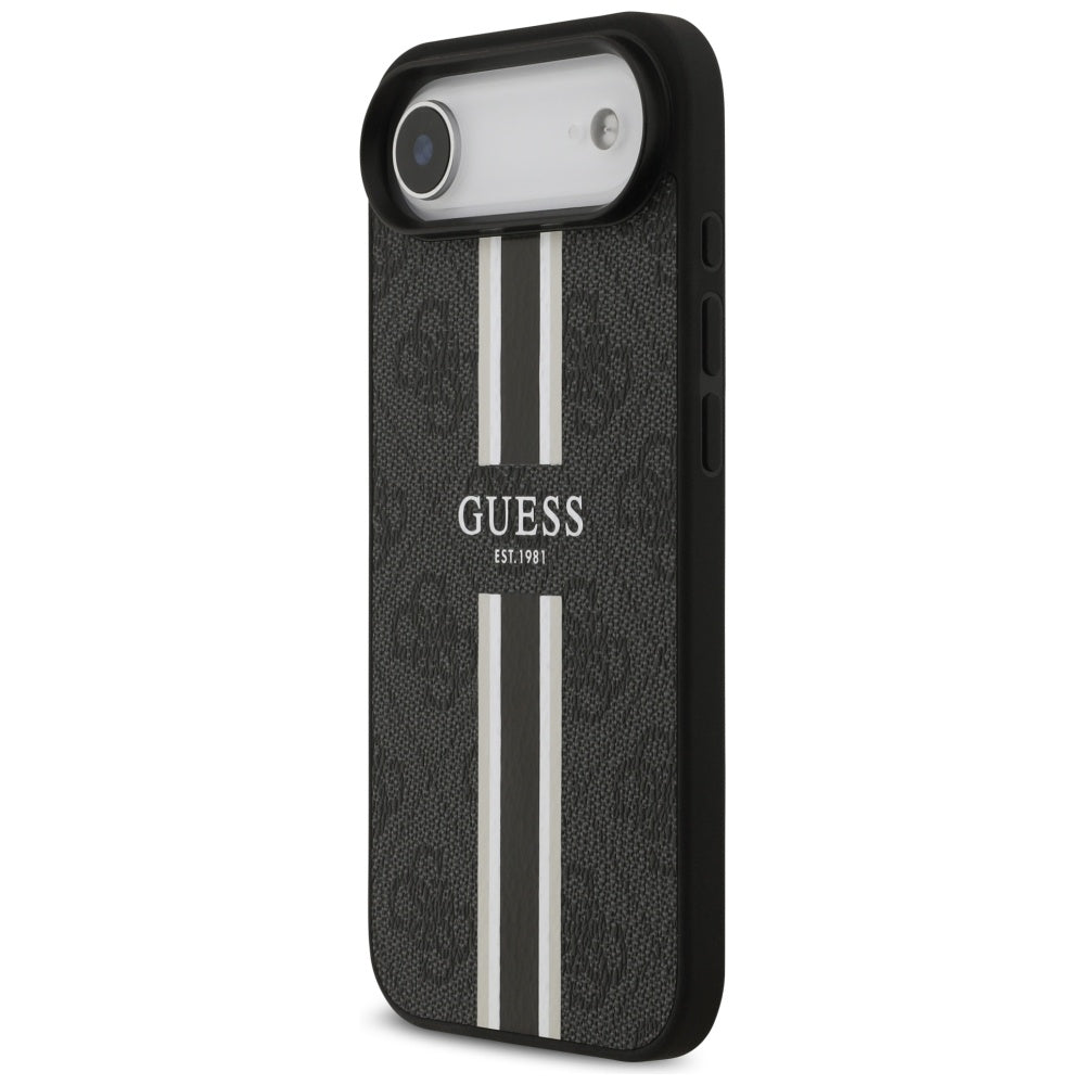 Capa MagSafe para Apple iPhone 17 Air, Guess, 4G Printed Stripes, Preta