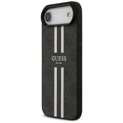 Capa MagSafe para Apple iPhone 17 Air, Guess, 4G Printed Stripes, Preta