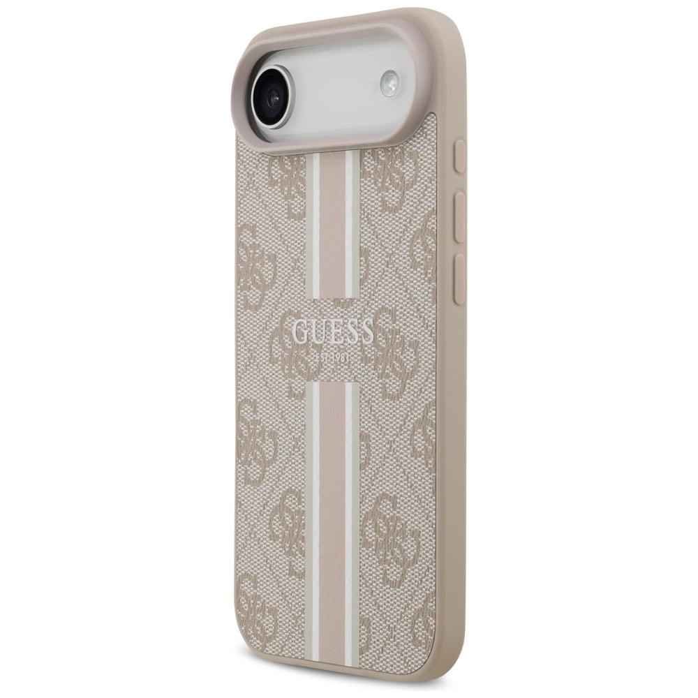 Capa MagSafe para Apple iPhone 17 Air, Guess, 4G Printed Stripes, Rosa