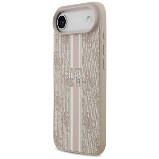 Capa MagSafe para Apple iPhone 17 Air, Guess, 4G Printed Stripes, Rosa