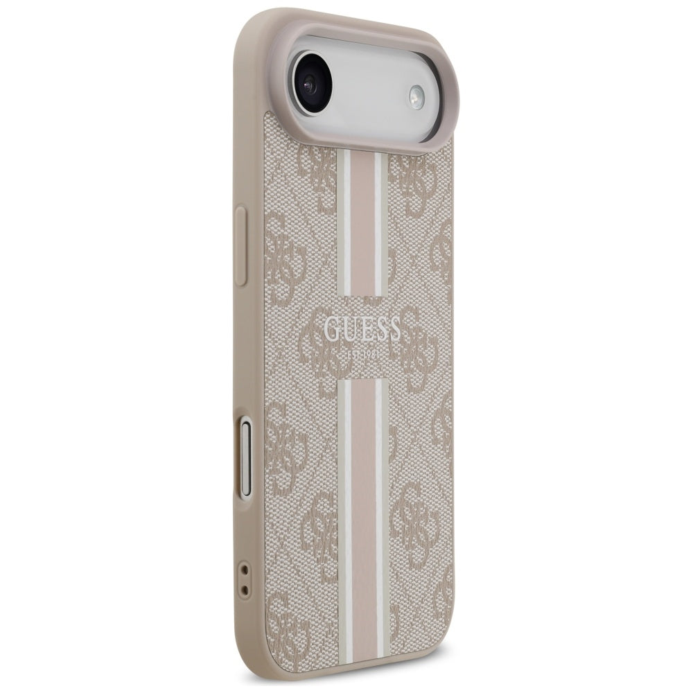 Capa MagSafe para Apple iPhone 17 Air, Guess, 4G Printed Stripes, Rosa