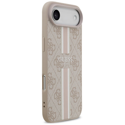 Capa MagSafe para Apple iPhone 17 Air, Guess, 4G Printed Stripes, Rosa