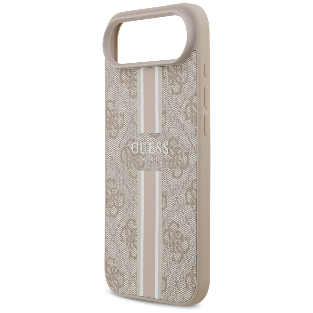 Capa MagSafe para Apple iPhone 17 Air, Guess, 4G Printed Stripes, Rosa