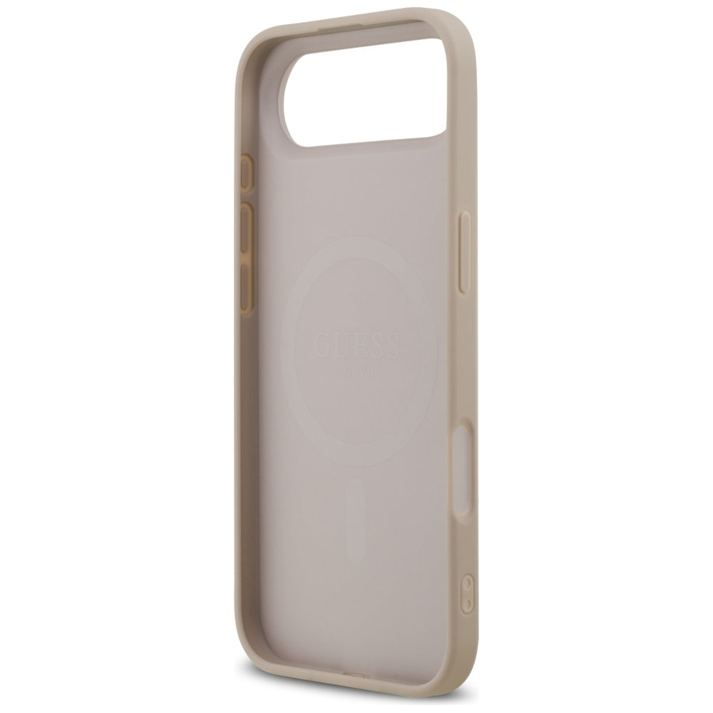 Capa MagSafe para Apple iPhone 17 Air, Guess, 4G Ring Classic Logo, Rosa