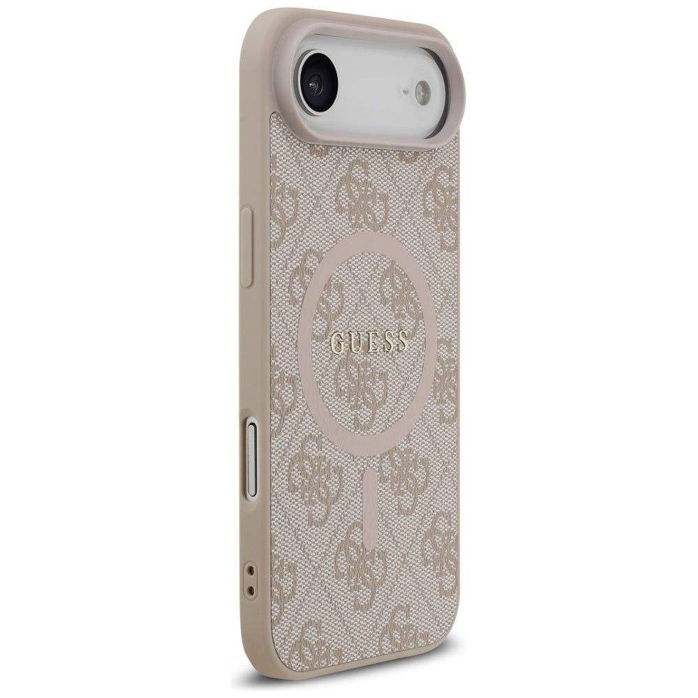 Capa MagSafe para Apple iPhone 17 Air, Guess, 4G Ring Classic Logo, Rosa