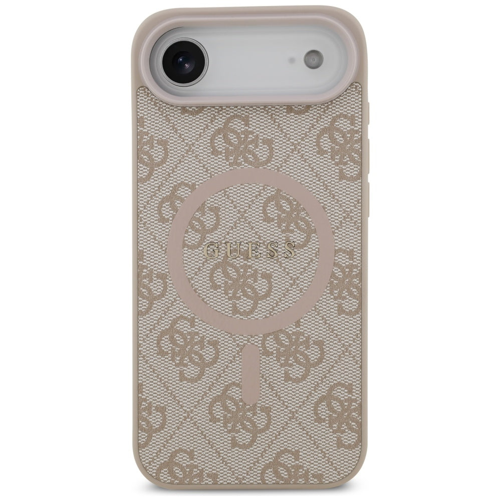 Capa MagSafe para Apple iPhone 17 Air, Guess, 4G Ring Classic Logo, Rosa
