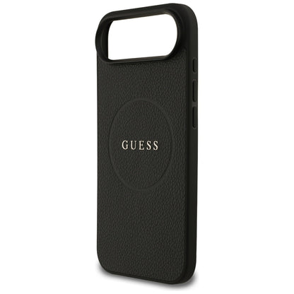 Capa MagSafe para Apple iPhone 17 Air, Guess, Grained Gold Ring, Preta