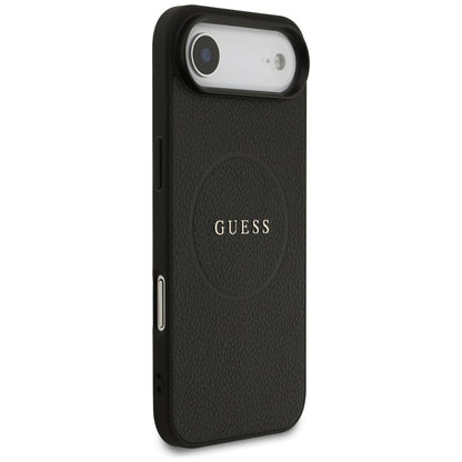 Capa MagSafe para Apple iPhone 17 Air, Guess, Grained Gold Ring, Preta