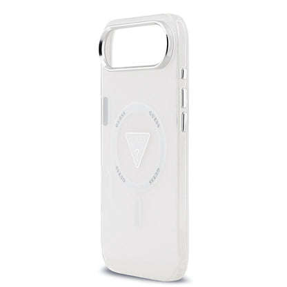 Capa MagSafe para Apple iPhone 17 Air, Guess, IML Gradient Triangle Logo, Transparente
