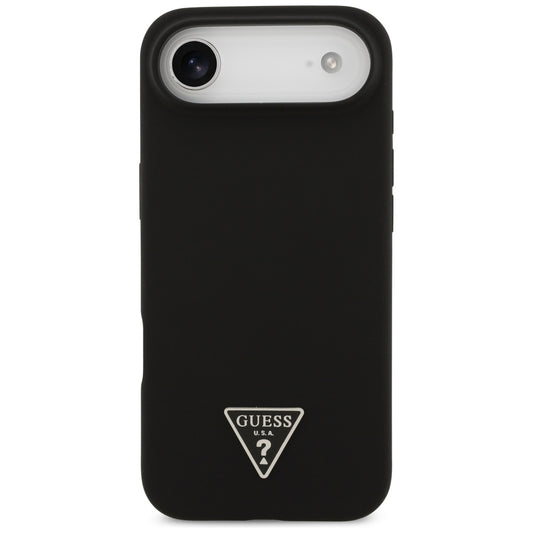 Capa MagSafe para Apple iPhone 17 Air, Guess, Logo Triângulo, Preta