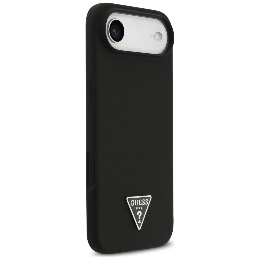 Capa MagSafe para Apple iPhone 17 Air, Guess, Logo Triângulo, Preta