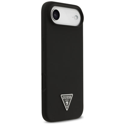 Capa MagSafe para Apple iPhone 17 Air, Guess, Logo Triângulo, Preta