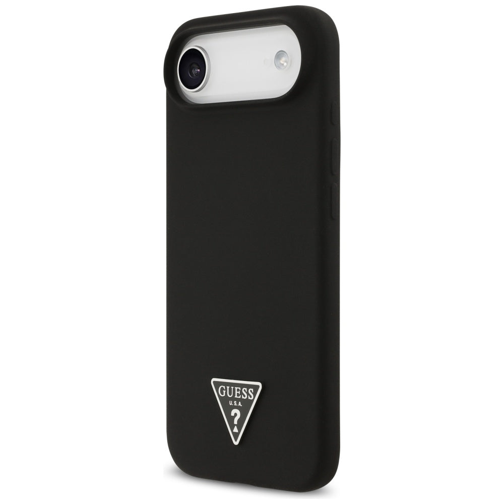Capa MagSafe para Apple iPhone 17 Air, Guess, Logo Triângulo, Preta
