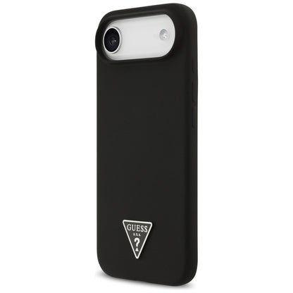 Capa MagSafe para Apple iPhone 17 Air, Guess, Logo Triângulo, Preta