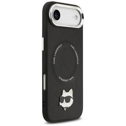 Capa MagSafe para Apple iPhone 17 Air, Karl Lagerfeld, Choupette Pin, Preta