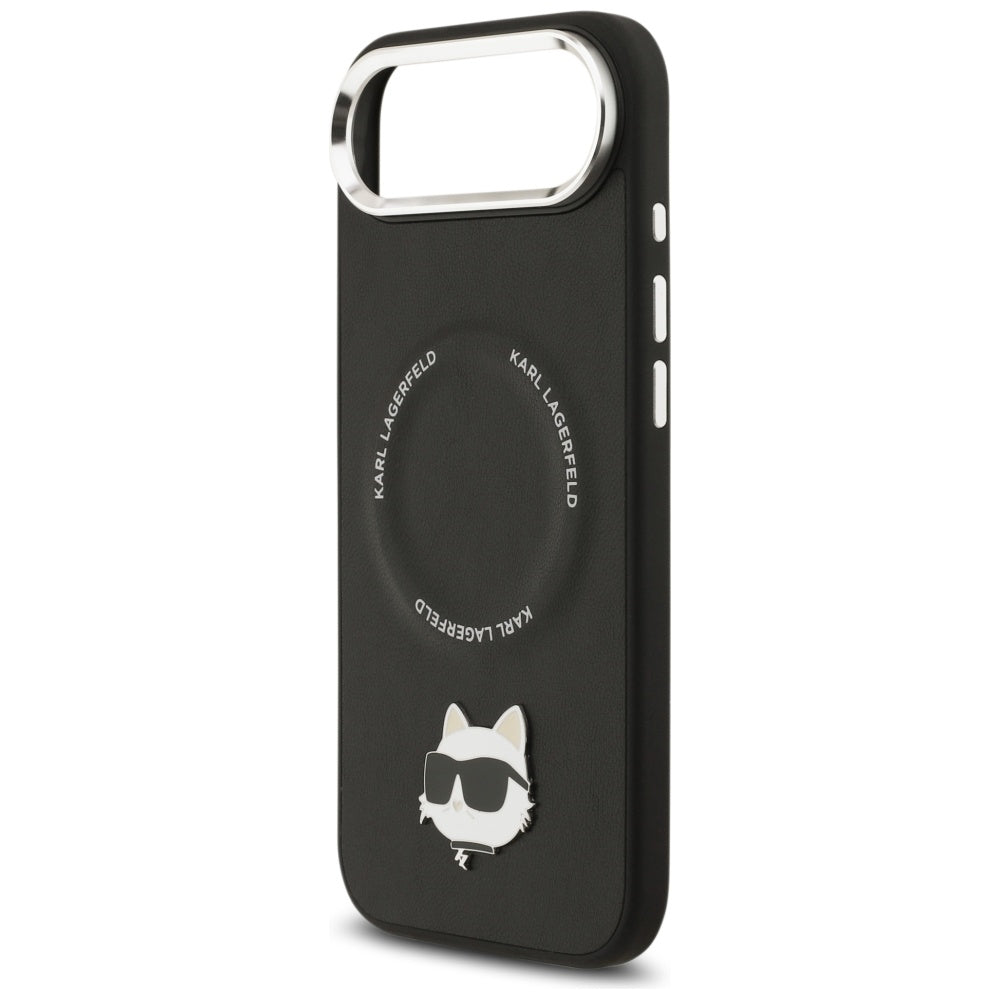 Capa MagSafe para Apple iPhone 17 Air, Karl Lagerfeld, Choupette Pin, Preta