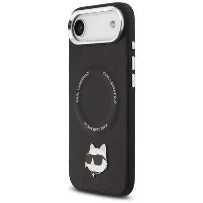 Capa MagSafe para Apple iPhone 17 Air, Karl Lagerfeld, Choupette Pin, Preta