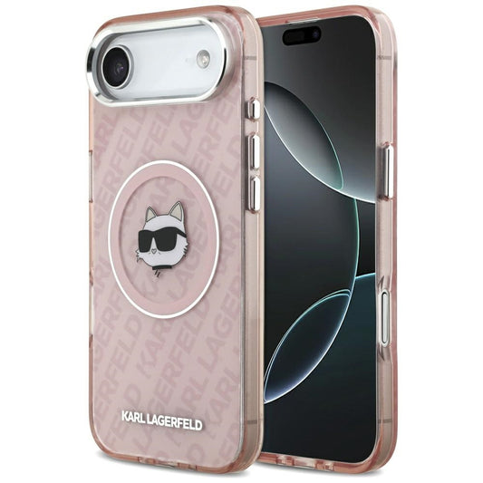 Capa MagSafe para Apple iPhone 17 Air, Karl Lagerfeld, IML Choupette's Head, Rosa