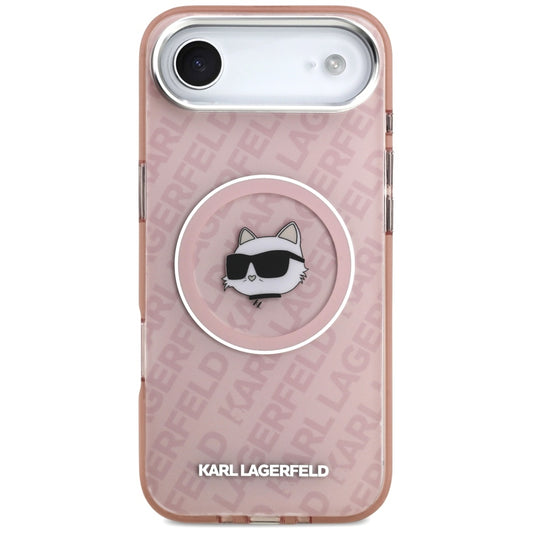 Capa MagSafe para Apple iPhone 17 Air, Karl Lagerfeld, IML Choupette's Head, Rosa