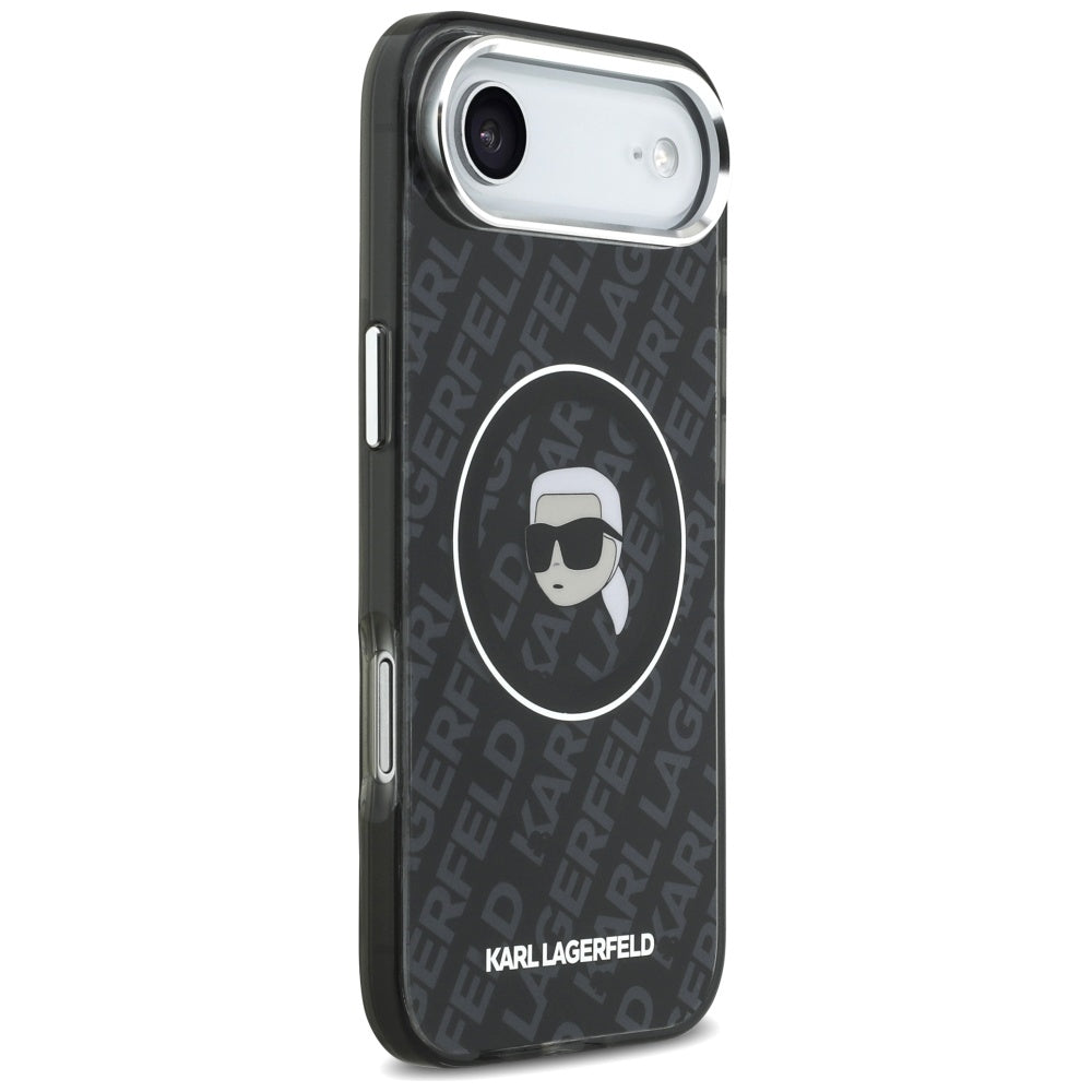 Capa MagSafe para Apple iPhone 17 Air, Karl Lagerfeld, IML Karl`s Head, Preta