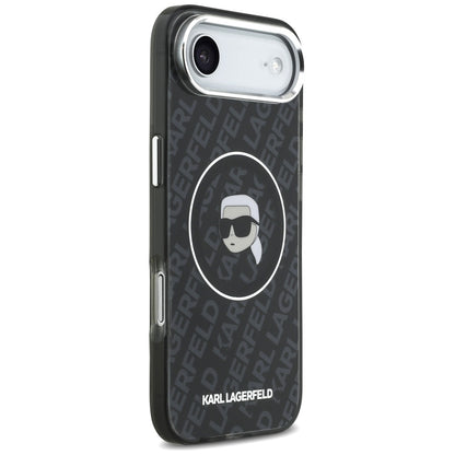 Capa MagSafe para Apple iPhone 17 Air, Karl Lagerfeld, IML Karl`s Head, Preta