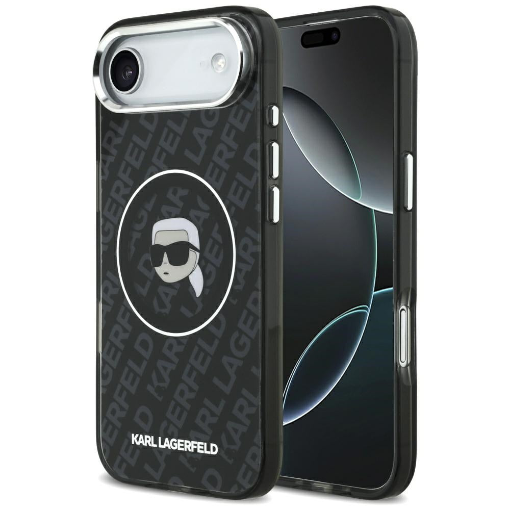 Capa MagSafe para Apple iPhone 17 Air, Karl Lagerfeld, IML Karl`s Head, Preta