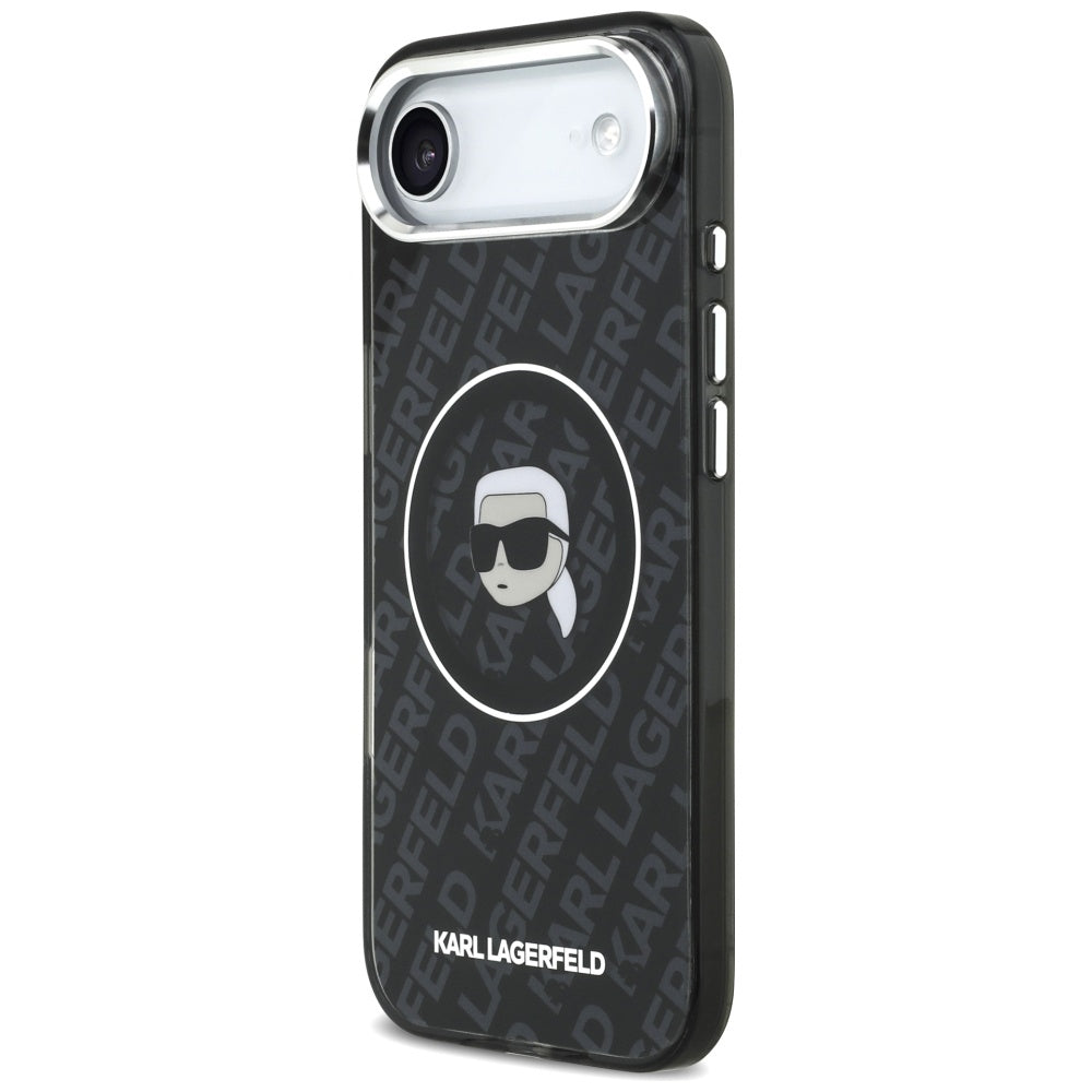 Capa MagSafe para Apple iPhone 17 Air, Karl Lagerfeld, IML Karl`s Head, Preta