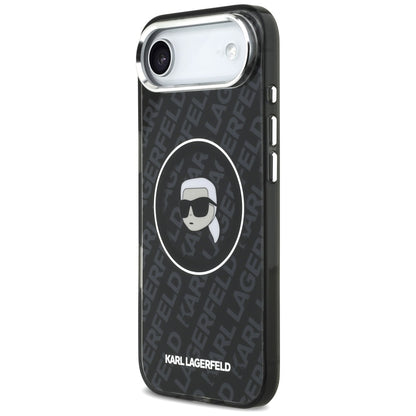 Capa MagSafe para Apple iPhone 17 Air, Karl Lagerfeld, IML Karl`s Head, Preta