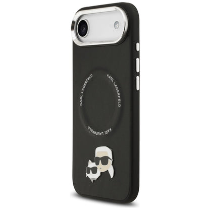 MagSafe Case for Apple iPhone 17 Air, Karl Lagerfeld, Karl & Choupette Pins, Black