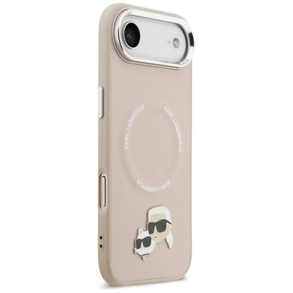 Capa MagSafe para Apple iPhone 17 Air, Karl Lagerfeld, Karl & Choupette Pins, Rosa