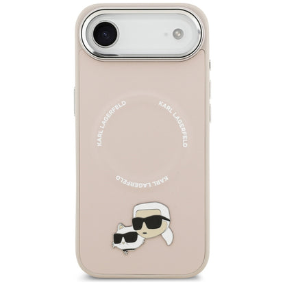 Capa MagSafe para Apple iPhone 17 Air, Karl Lagerfeld, Karl & Choupette Pins, Rosa
